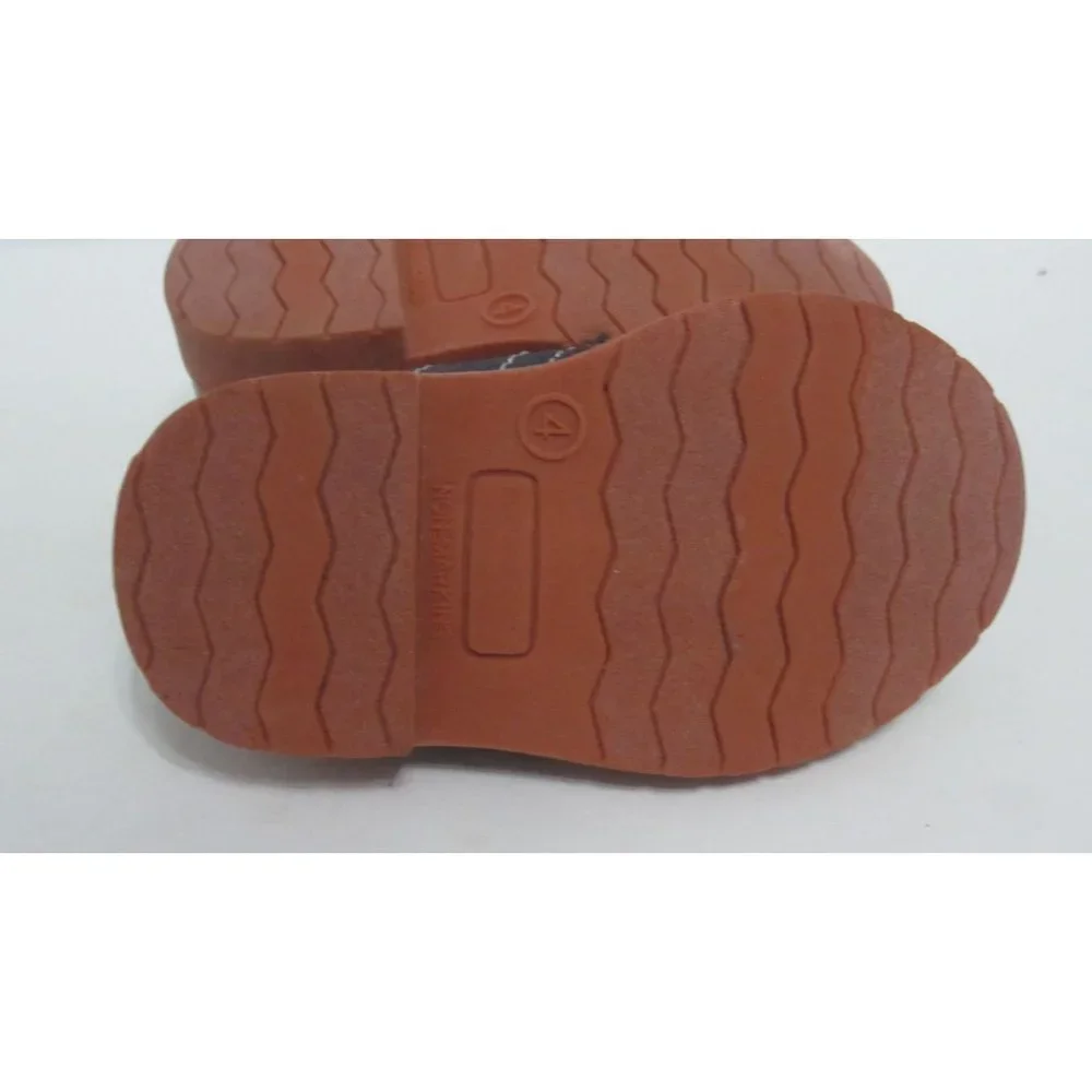 OshKosh Genuine Baby 4 Lace Up Brown Blue Casual Occasion Shoes